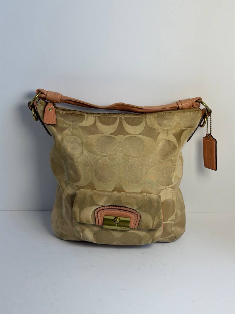 Coach Y2K Kristin Signature Sateen Hobo Bag
